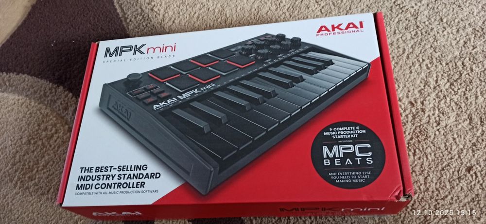 Klawiatura MIDI AKAI mpc mini MK3