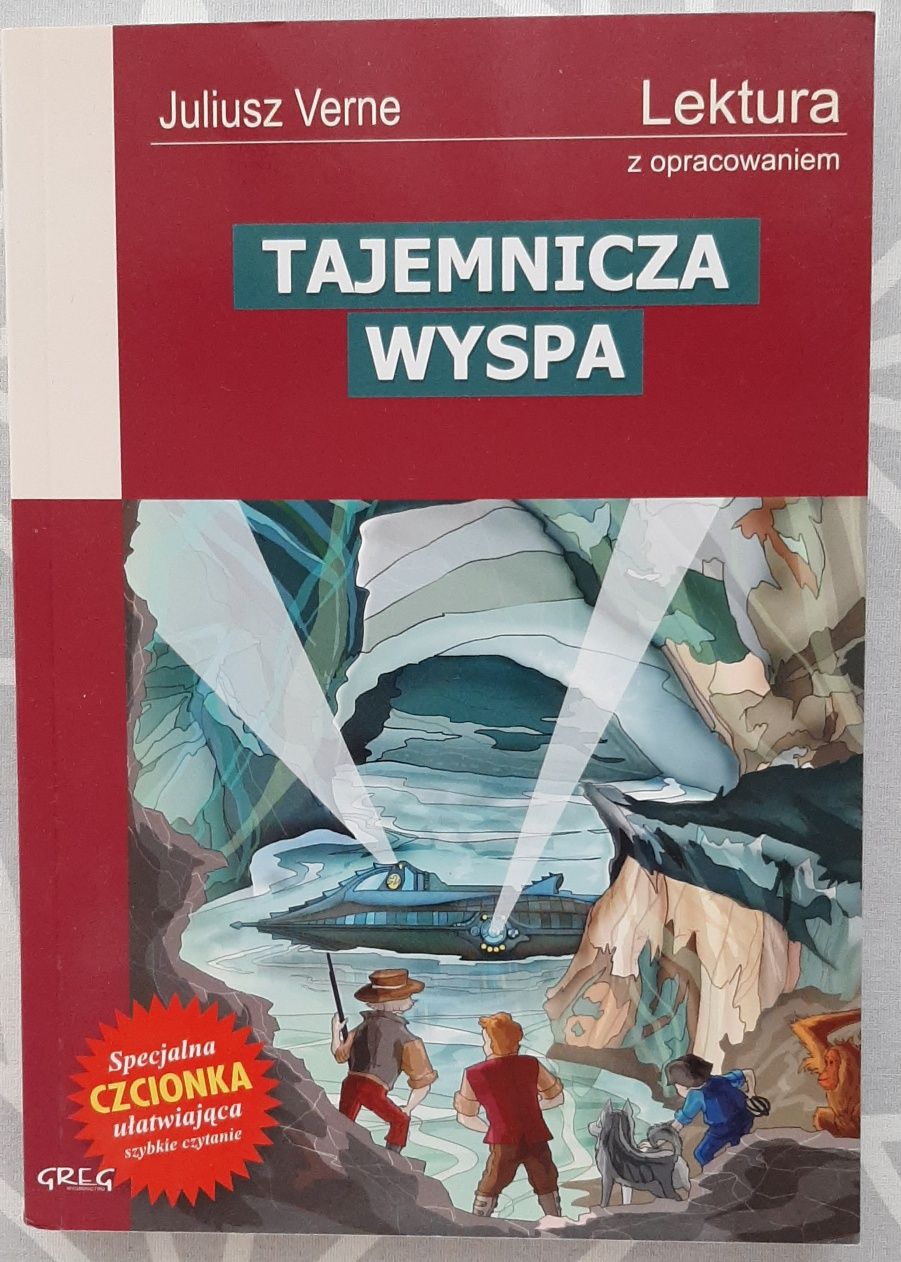 Juliusz Verne 3 książki  dla fana przygód m.in. Tajemnicza wyspa