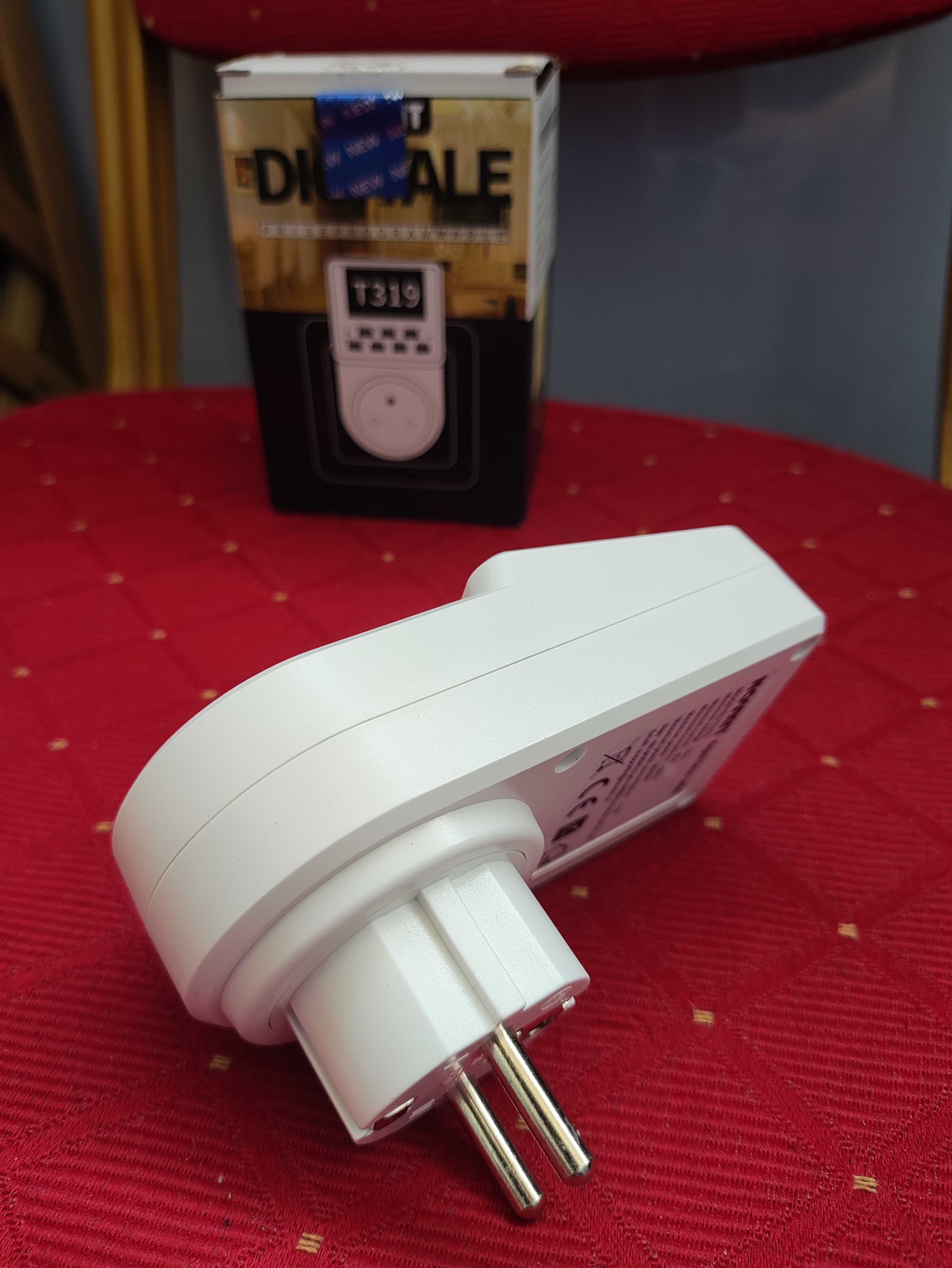 Programator czasowy Gniazdo Zegar Timer 16A Cyfrowe LCD Cyfrowy