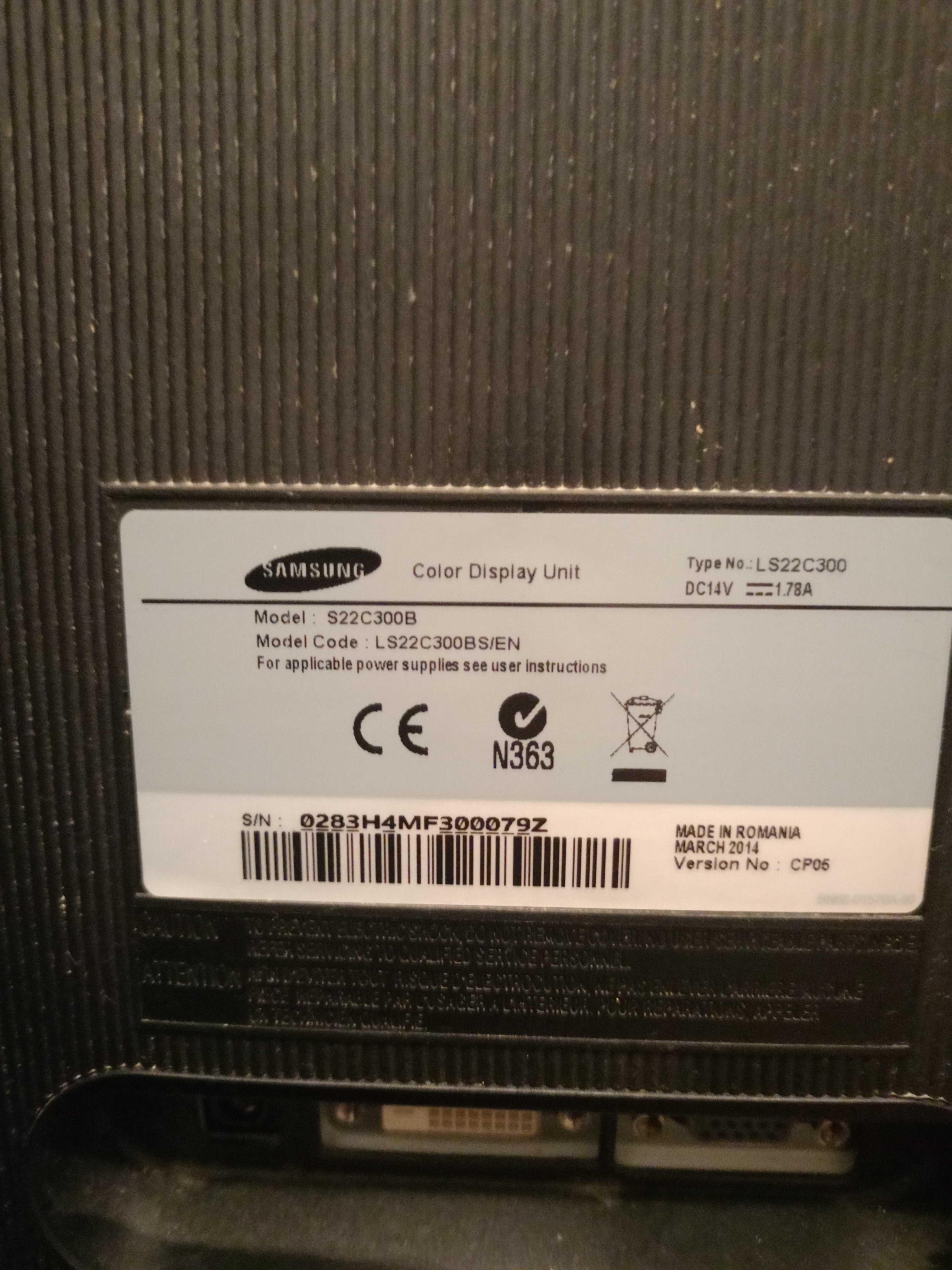 Monitor Samsung 22" sprawny