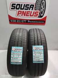 2 pneus semi novos 195-65r15 kumho - oferta dos portes