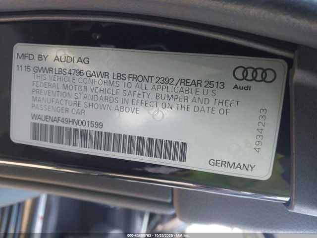 Audi A4 2.0t Premium 2017