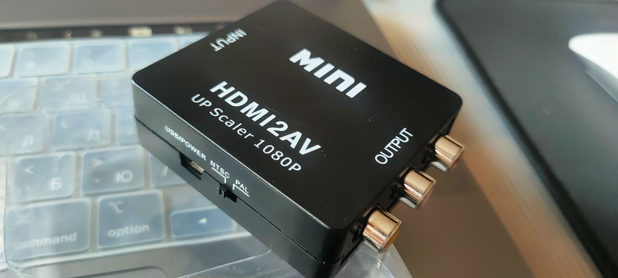 Перехідник Cablexpert HDMI — RCA Чорний (DSC-HDMI-CVBS-001)