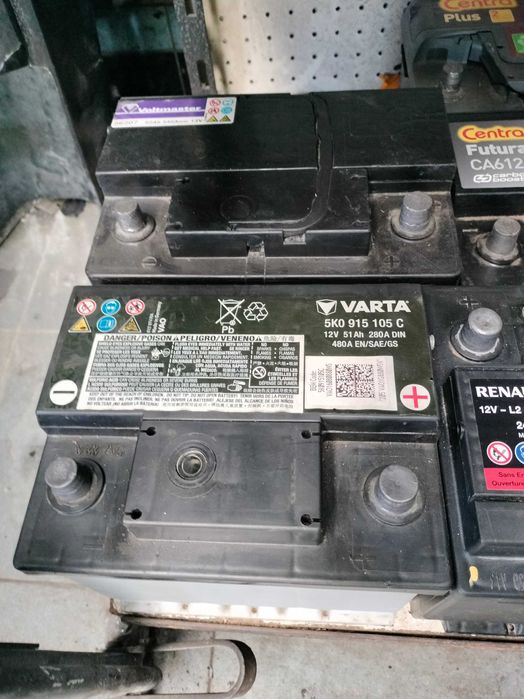 Akumulator 55Ah, 61Ah, 75Ah, 100Ah, 980A rozruch, VARTA, stan idealny