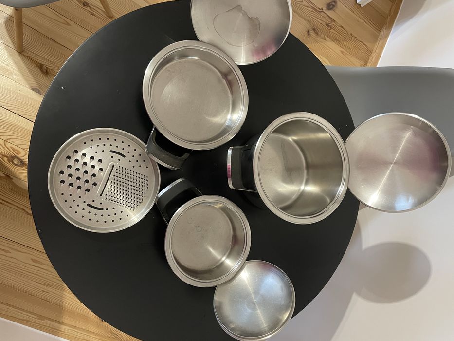 Zestaw 3 garnków AMC 1,1 ; 1,5 ; 4,2 litra