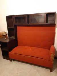 Art deco sofá vintage para restauro