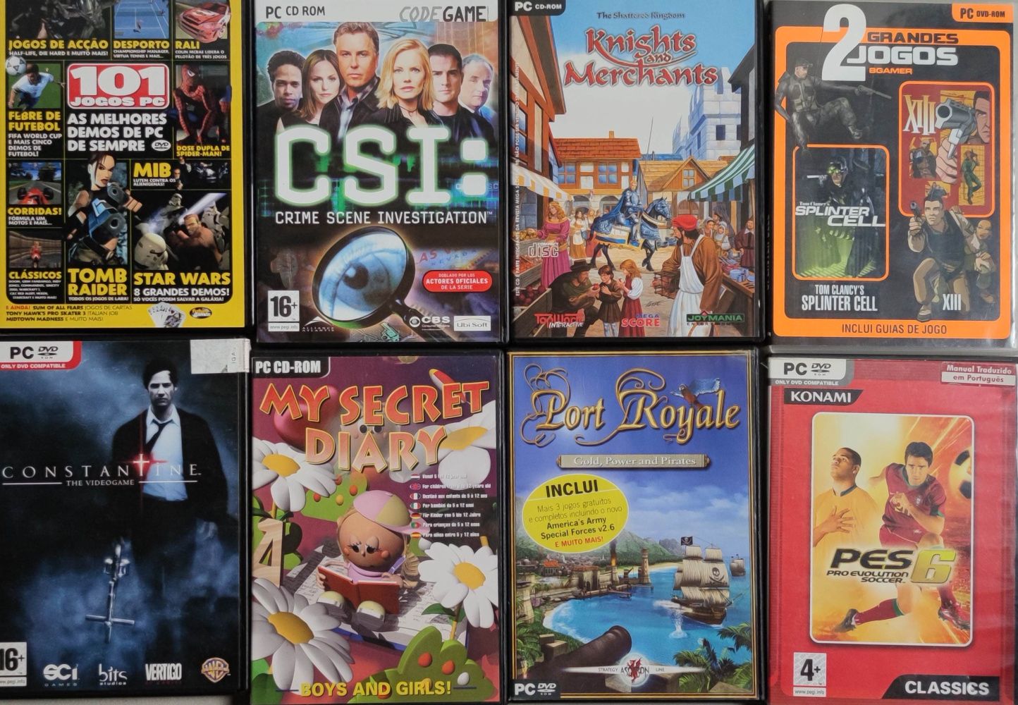Jogos Variados para PC - CD-ROM/DVD-ROM
