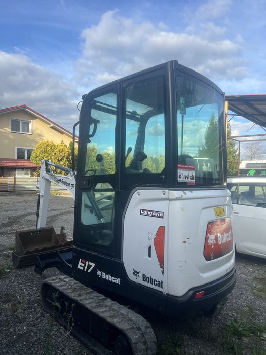 Minikoparka koparka Bobcat E17 long 3 lyzki super stan jcb kubota