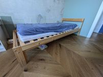 Łóżko drewniane Ikea Neiden 90x200 rama
