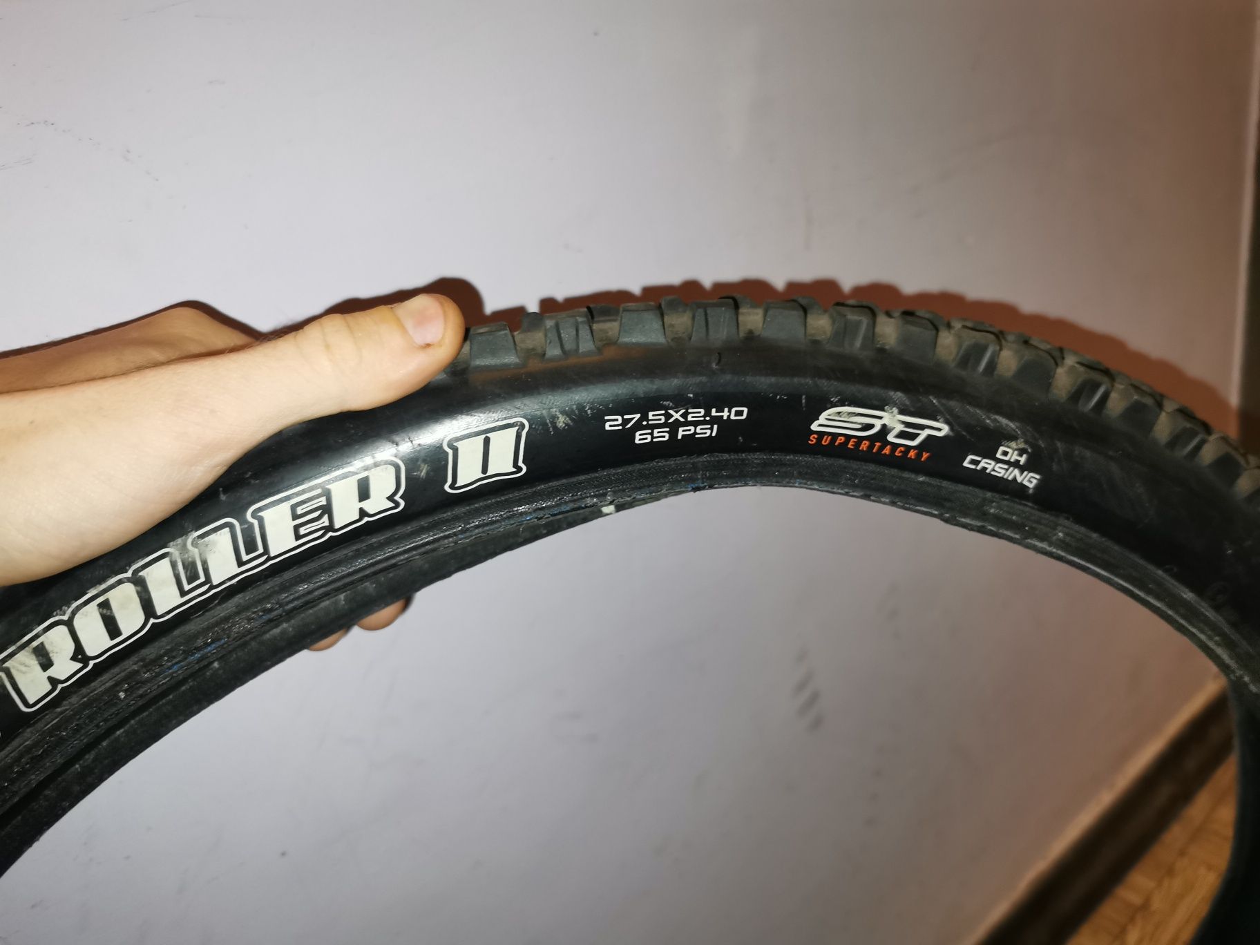 Переднее колесо втулка shimano, maxxis high roller 2. 27.5