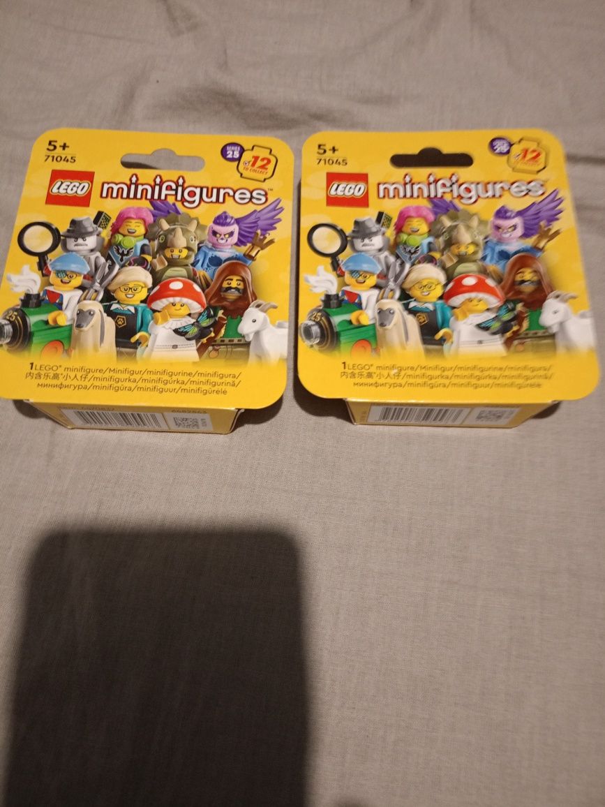 Nowe 2 pojemniki LEGO minifigures seria 25