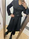 Welniany plaszcz trencz topshop rozm s