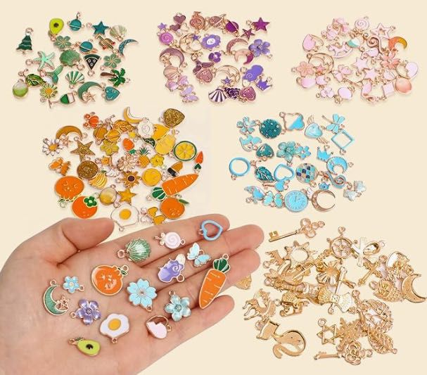 Zawieszki do biżuterii DIY handmade bransoletka wisiorek kolczyki