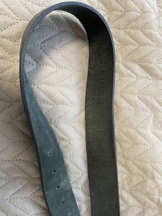 Pasek PP czarny, skóra naturalna