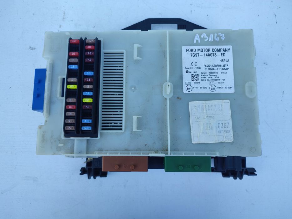 skrzynka bezpieczników ford mondeo mk4 2.0tdci 7g9t-14a073-ed