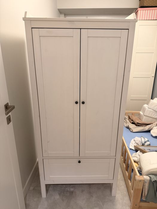 Sundvik meble szafa + przewijak białe drewniane IKEA, Warszawa