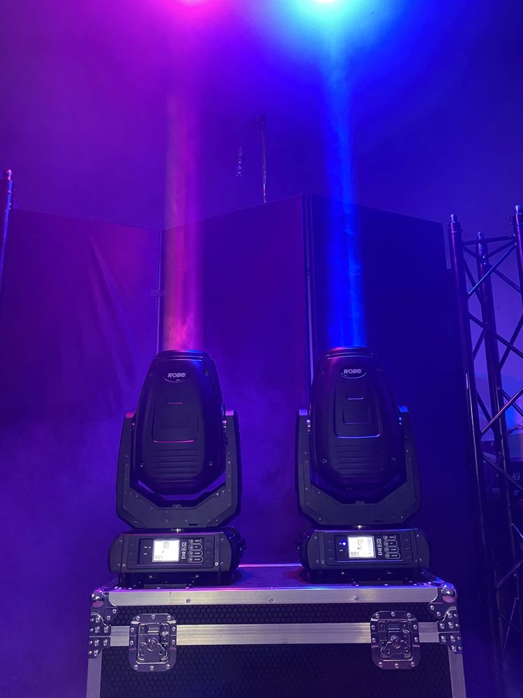 2 x Ruchoma Głowa 280W Point, Gladaitor plus kejs.