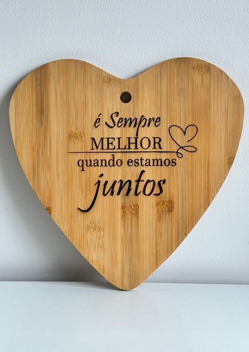 Tábuas de cozinha personalizadas com gravação a laser