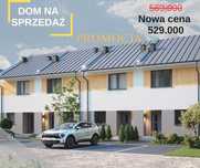 Dom w zabudowie szeregowej 85m2 z ogrodem - stan deweloperski