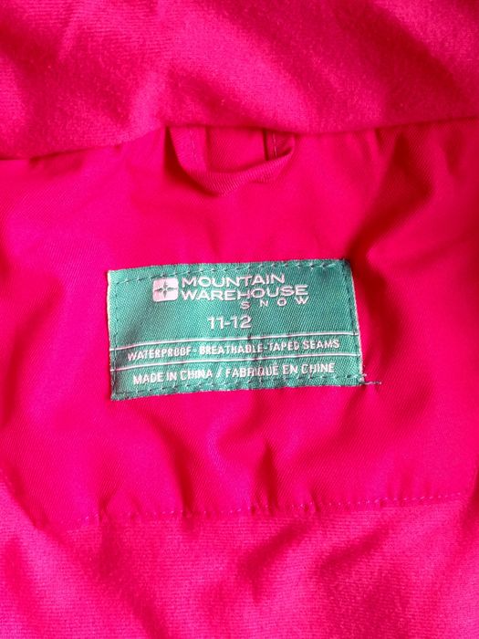 Kurtka dziecięca 140/146 zimowa ocieplana narciarska