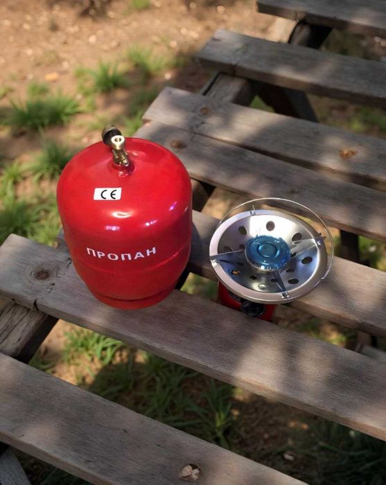 Кемпінговий набір газовий балон + пальник 8 л, новий