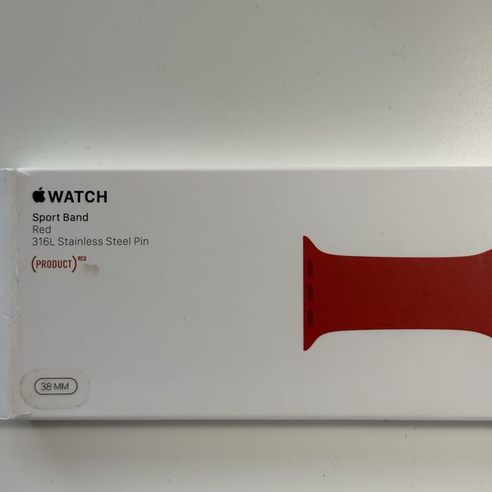 Bracelete Apple Watch Sport Band Product Red for 38/40/41mm