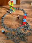 Klocki LEGO CITY kolejka ciuchcia pociąg tory
