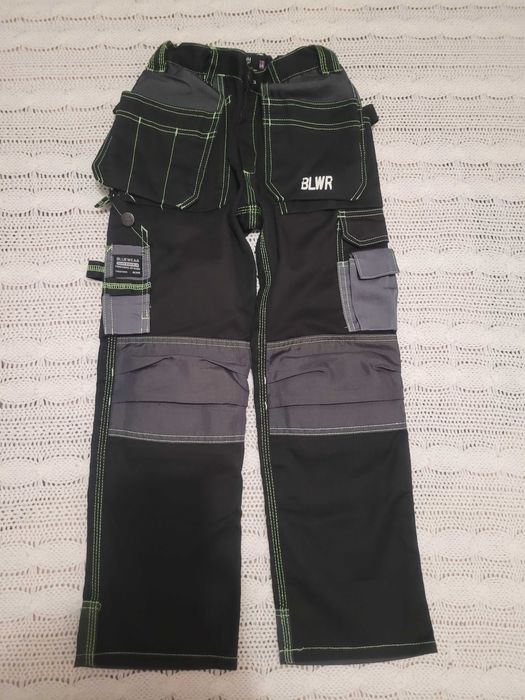 PLAY in BLWR Spodnie robocze / monterskie, dziecięce, rozm. 128