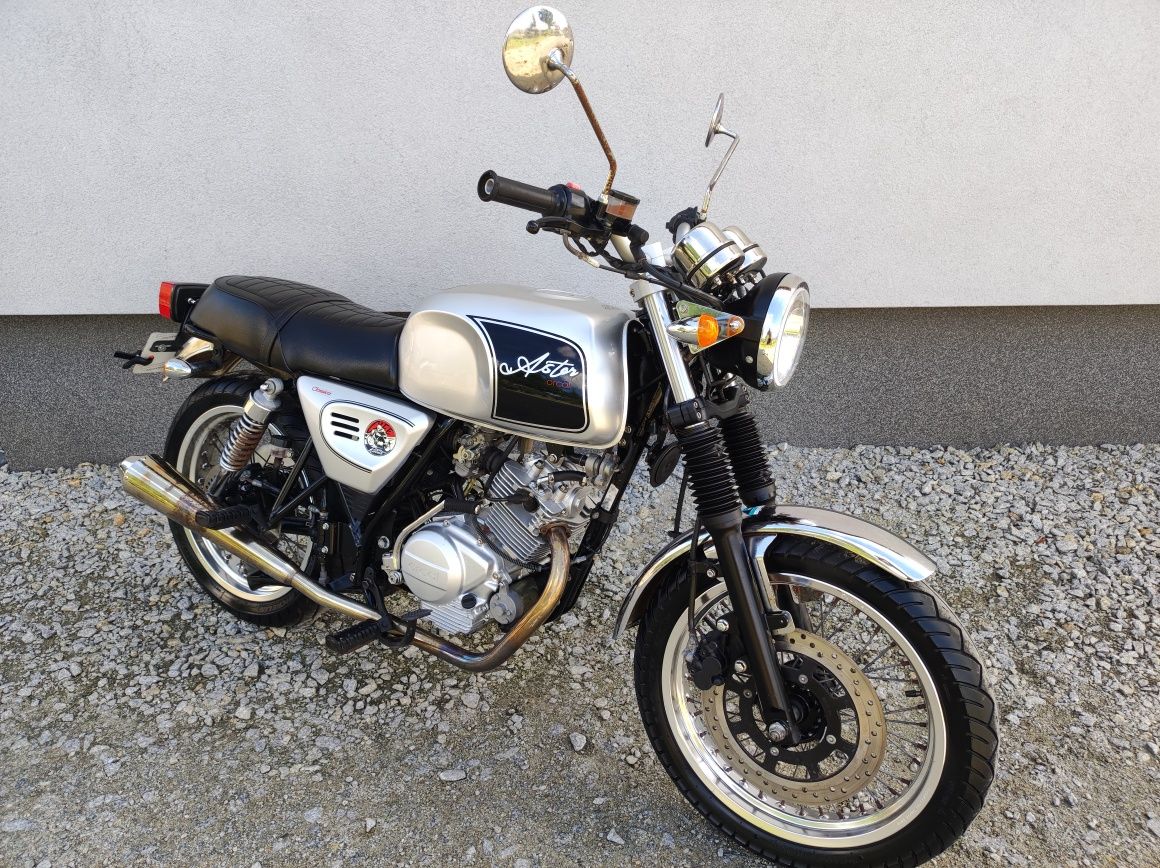 Astor Orcal 125cc kat.b 2015r cafe racer 7 tyś km.MASH YBR Transport