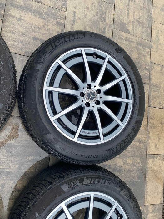 Oryginalne koła zimowe 20 Mercedes GLE 167 Michelin 275/50 R20 AMG