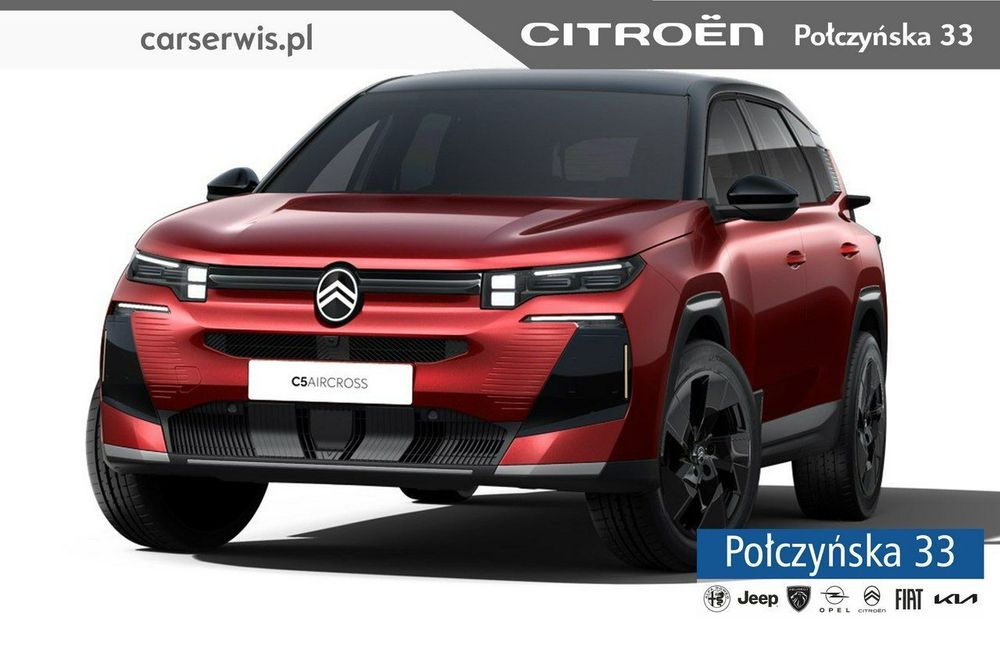 Citroën C5 Aircross MAX Hybrid 1.2 MHEV 145KM e-DCS6| Ruby Red| Zimowy, czarny dach|25