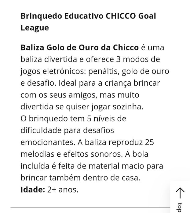 Baliza interativa Chicco