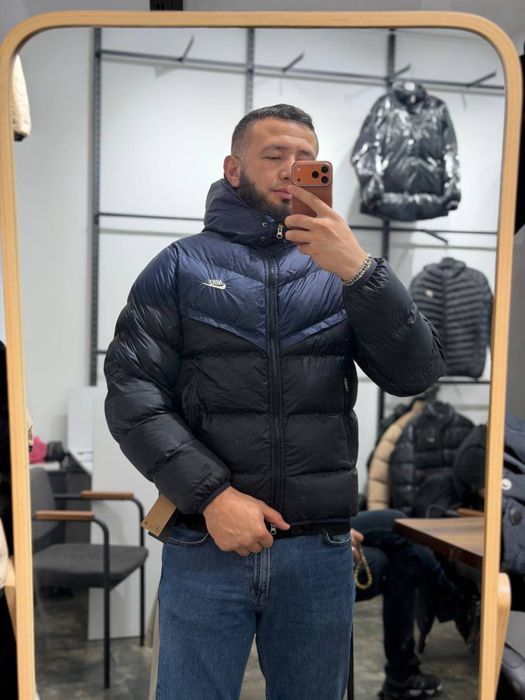 НЕ ПРОПУСТІТЬ! Пуховик Nike Storm-Fit Синьо-чорний  S M L XL