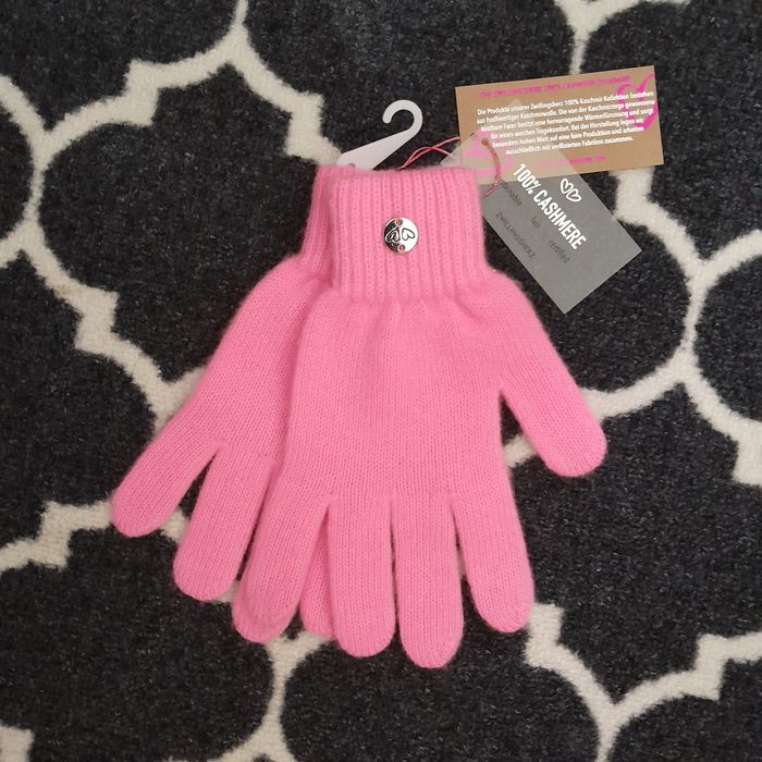 Rekawiczki 100% kaszmir Zwillingsherz kaszmirowe damskie zimowe cashme