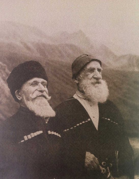 Plakat Gruzja ludzie Kaukazu