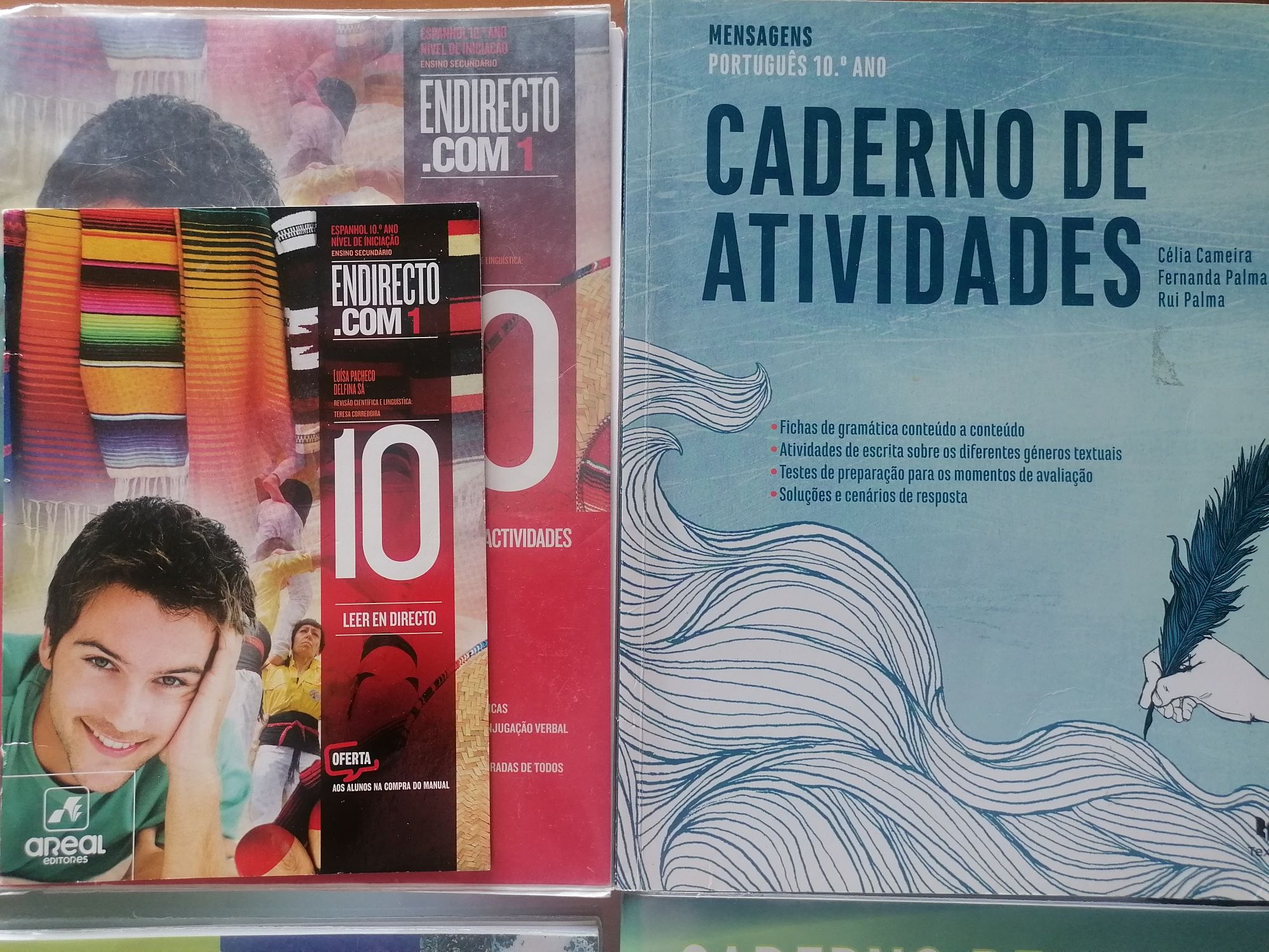 Cadernos de Atividades - 10.º Ano - como novos