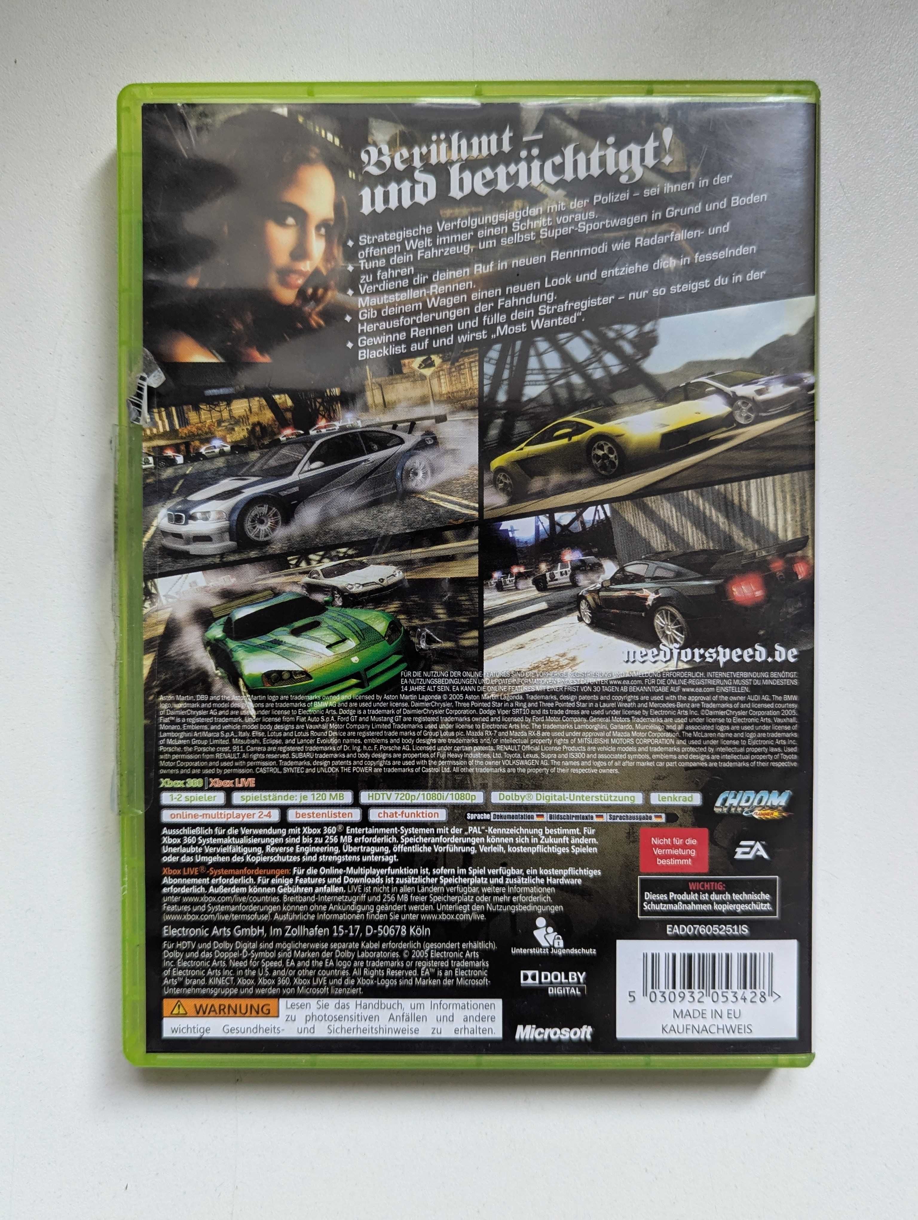 Need For Speed Most Wanted XBOX 360