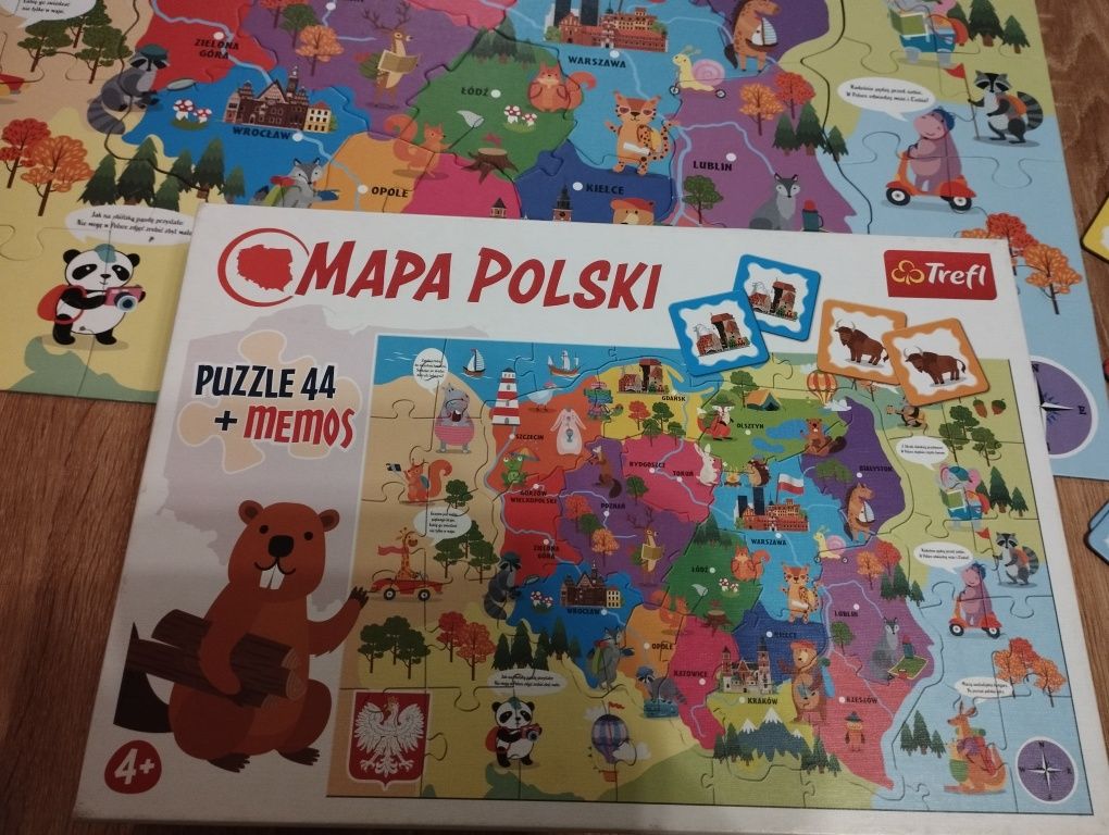 Puzzle Mapa polski