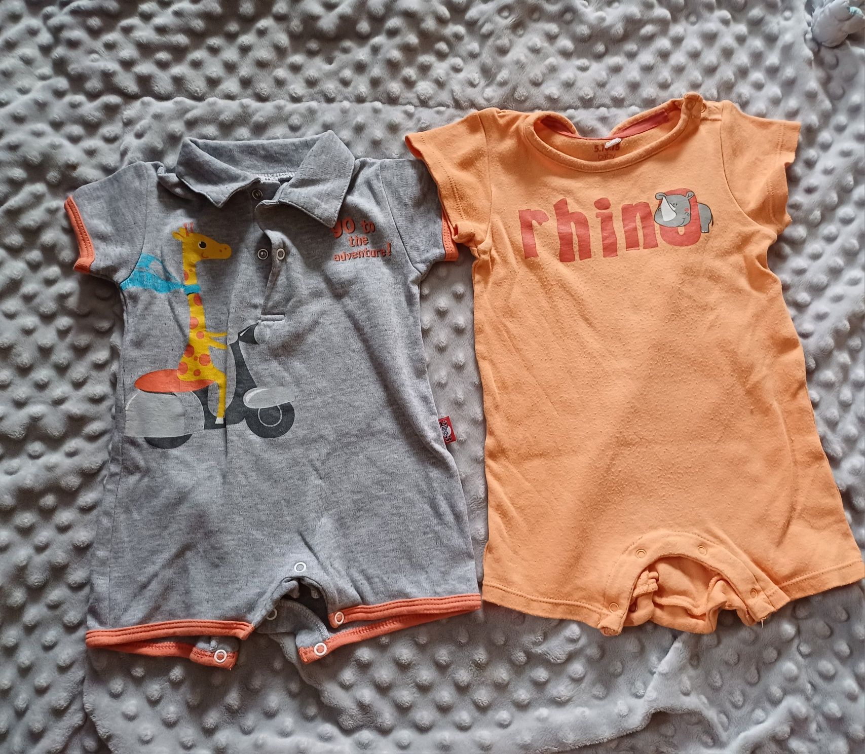 Kombinezony Ralph Lauren 2 szt. Plus 5 rampersów r 68
