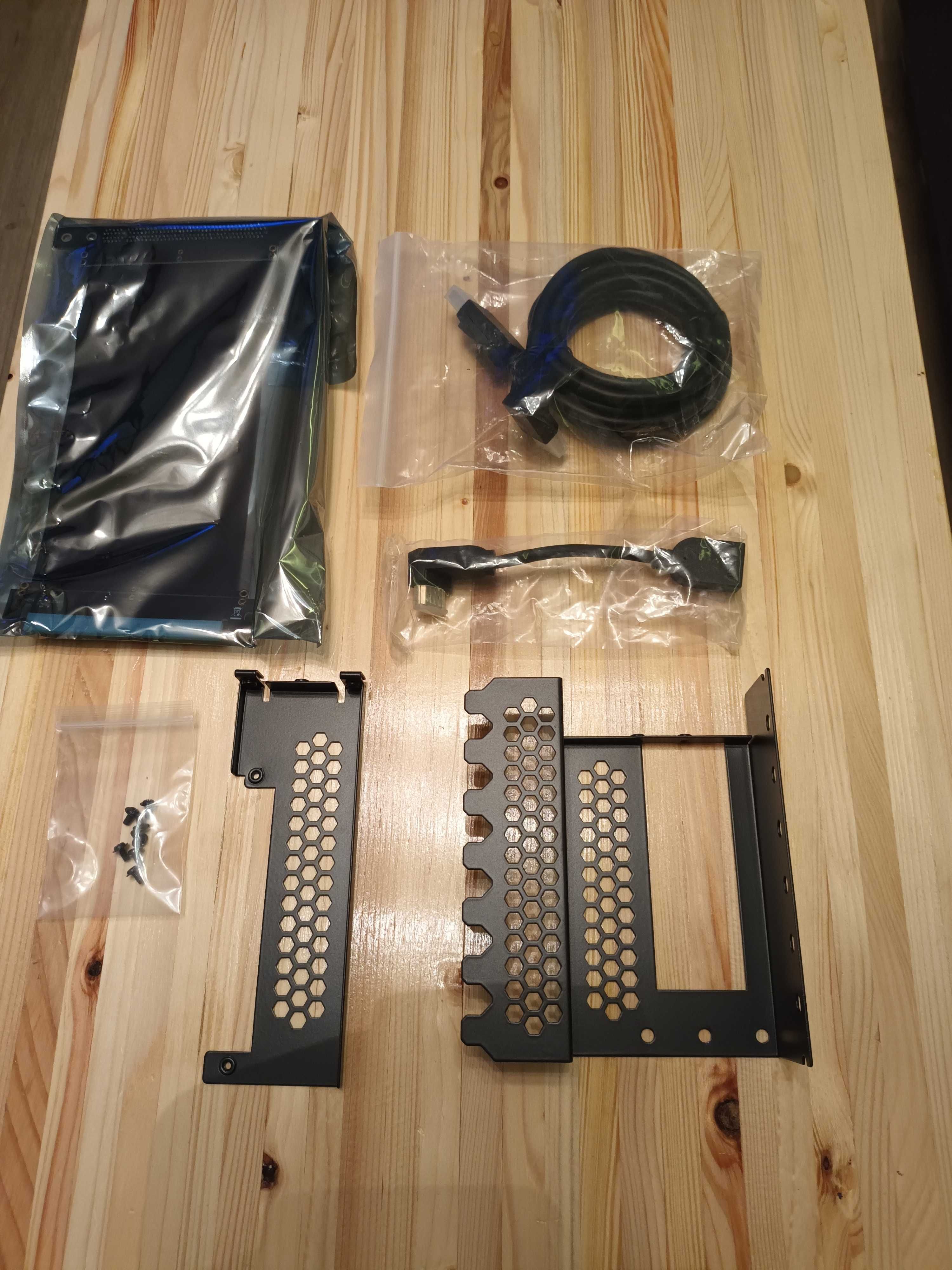 CableMod uchwyt karty graficznej z riser PCIe x16 (CM-VPB-HDK-R)