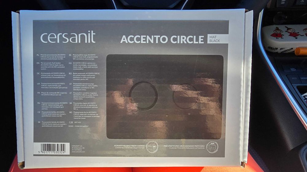 2 przyciski pneumatyczne cersanit.