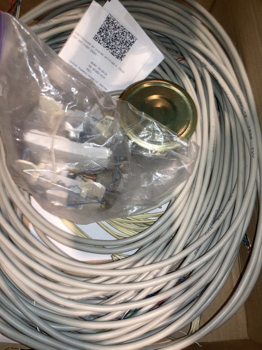 +-25m cabo  6 condutores de comunicações/telefone/alarme/videoporteiro