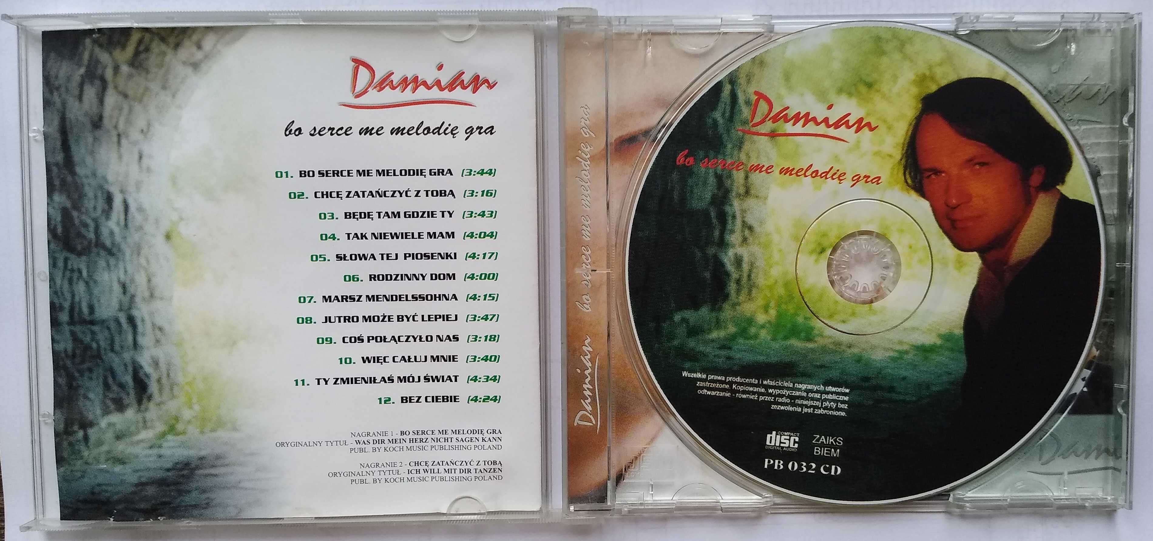 Płyta CD Damian Holecki - Bo serce me melodię gra