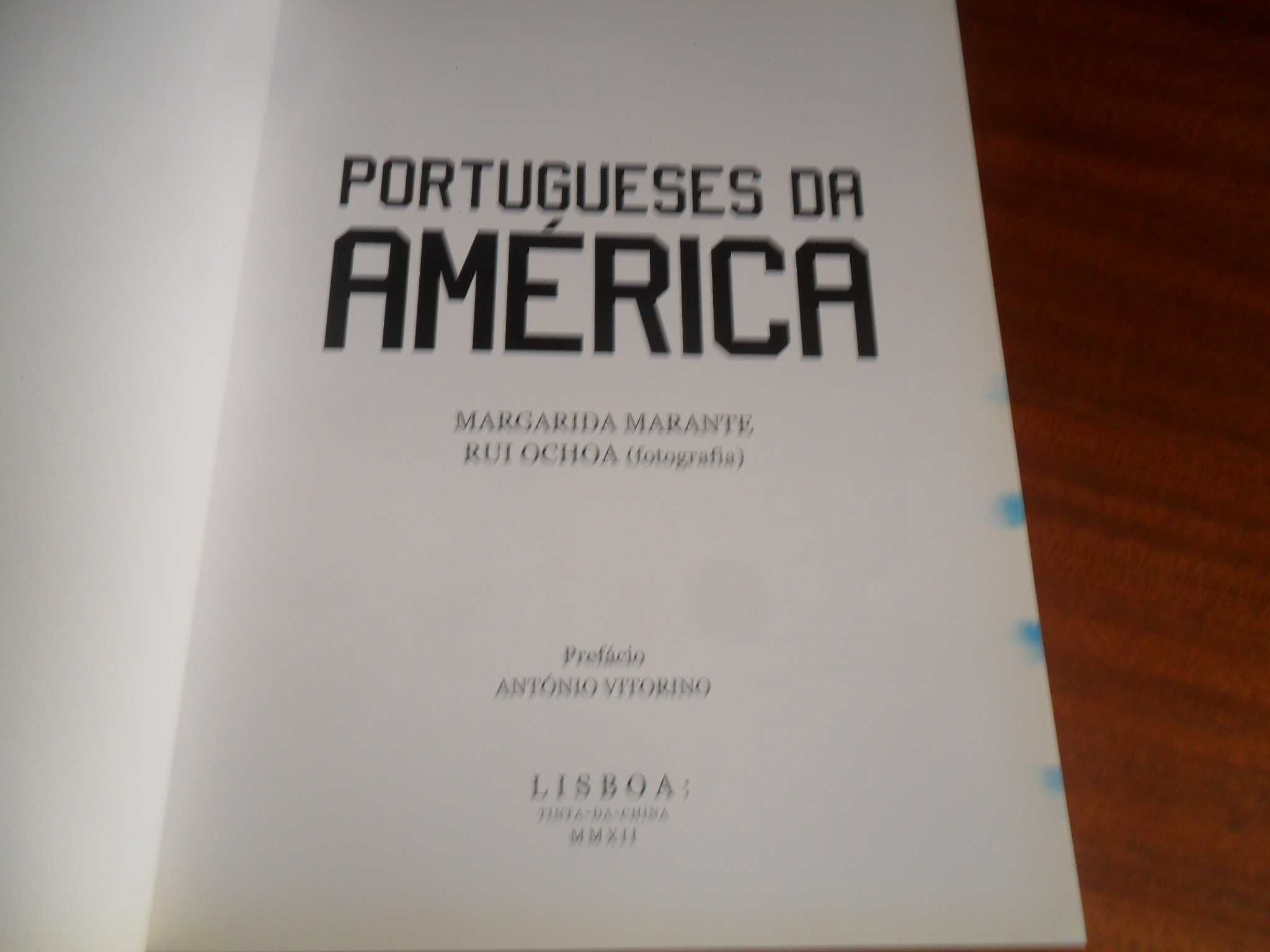 "Portugueses da América" de Margarida Marante - 1ª Edição de 2012