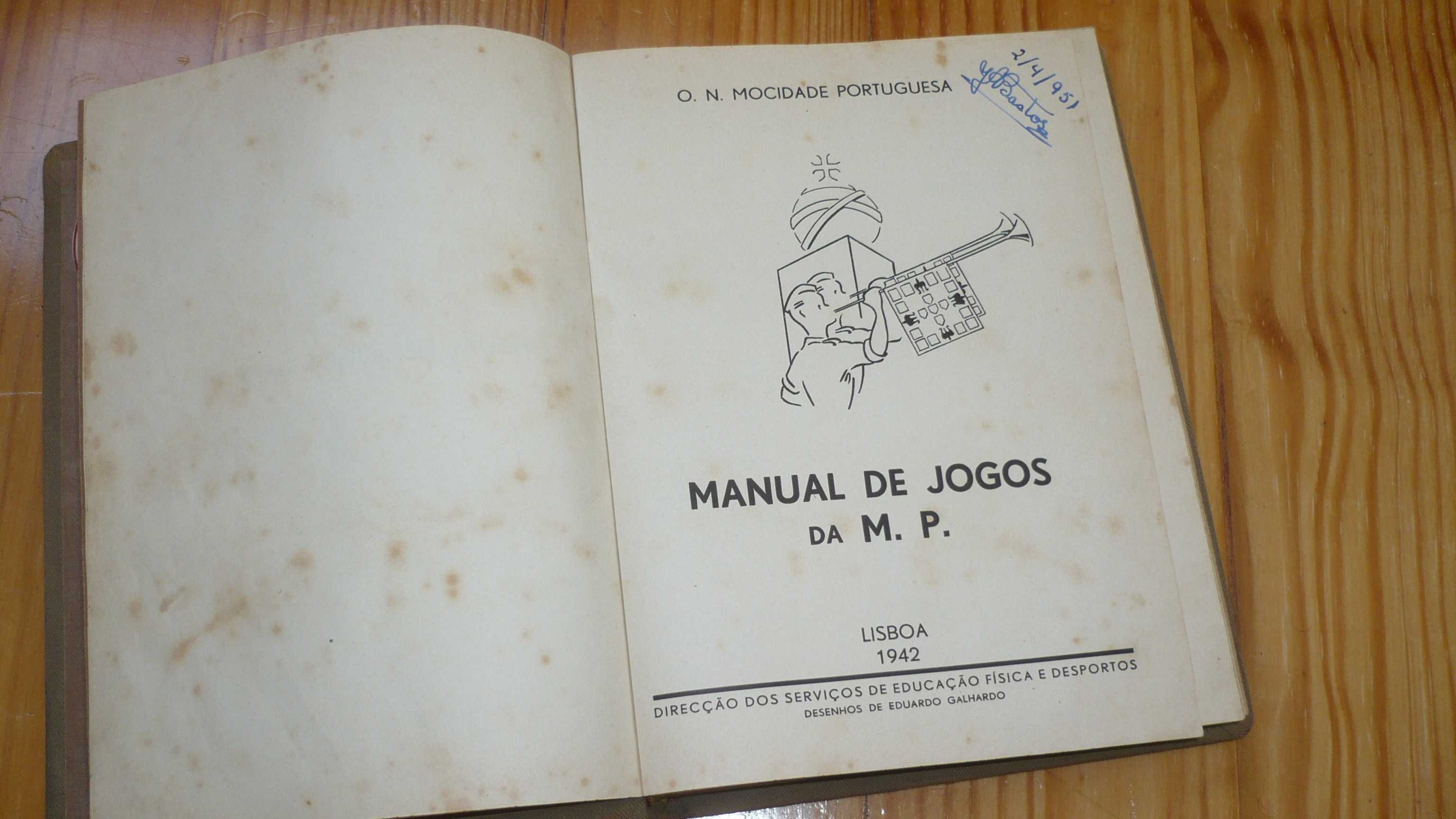 Manual de jogos da Mocidade portuguesa - 1942