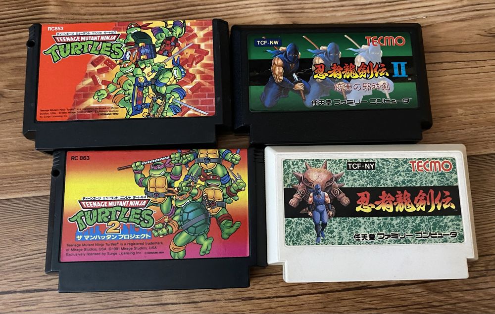 Nintendo Famicom: Duck Tales, Rockman, Kirby, Mario, Ninja Gaiden