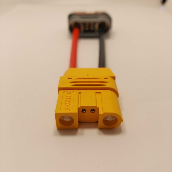 Переходник ХТ120 на QS10-Ѕ Адаптер LiPo аккумуляторов с кабелем 10AWG
