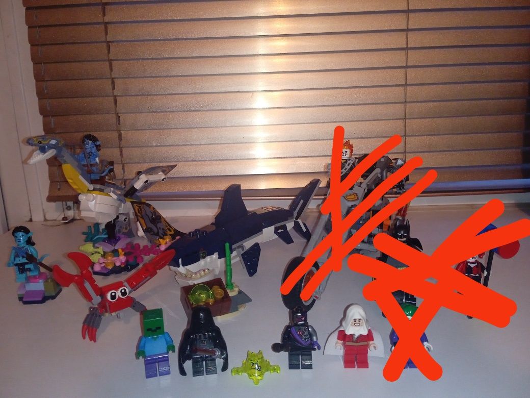 Lego Creator, Avatar, Minecraft, Darth Vader, Ninjago, Shazam