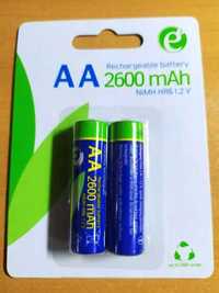 Аккумулятор AA 2600мAh Energenie EG-BA-AA26-01, AA Ni-MH (2 шт./пак.)