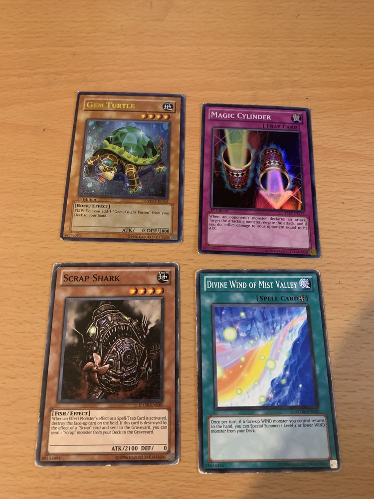 Cartas Yu-Gi-Oh Originais